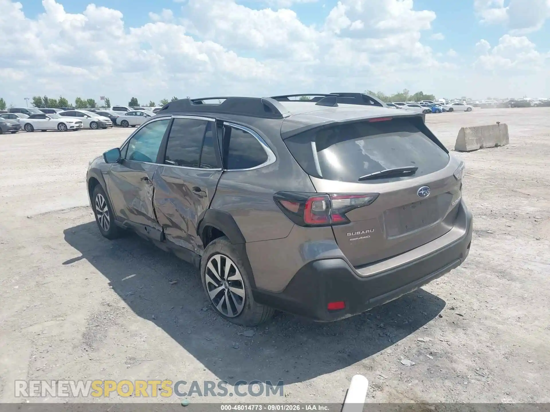 3 Photograph of a damaged car 4S4BTAFCXR3129698 SUBARU OUTBACK 2024