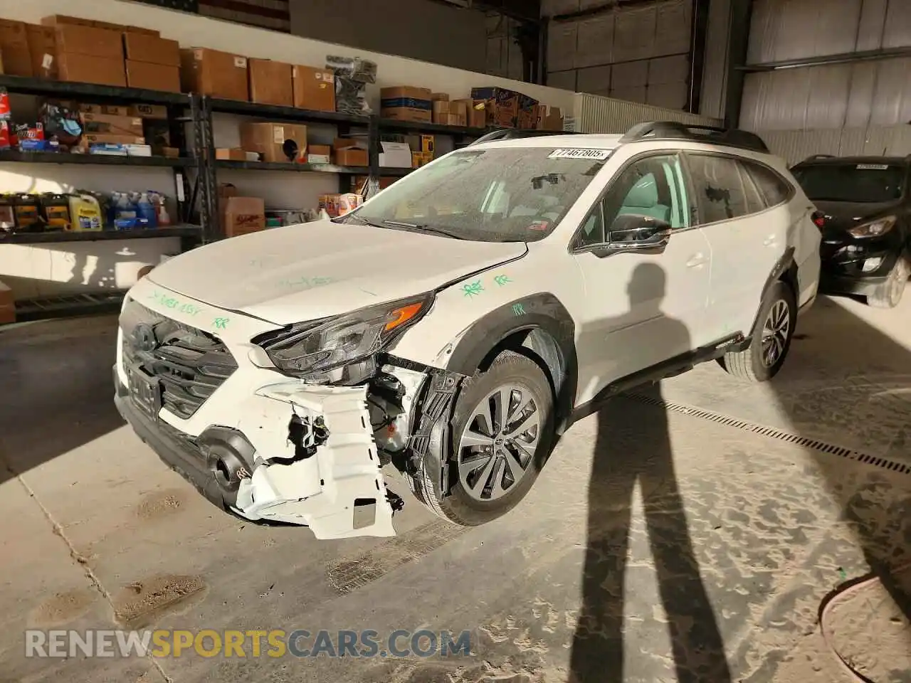 1 Photograph of a damaged car 4S4BTAFCXR3279441 SUBARU OUTBACK 2024