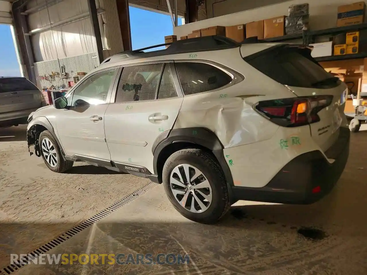 2 Photograph of a damaged car 4S4BTAFCXR3279441 SUBARU OUTBACK 2024