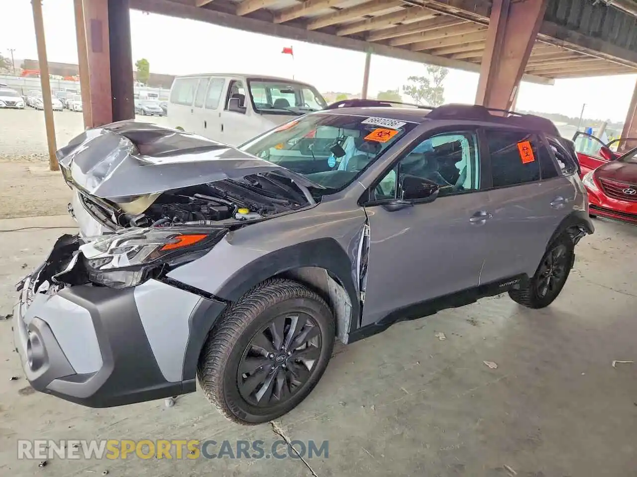 1 Photograph of a damaged car 4S4BTALC2R3197434 SUBARU OUTBACK 2024