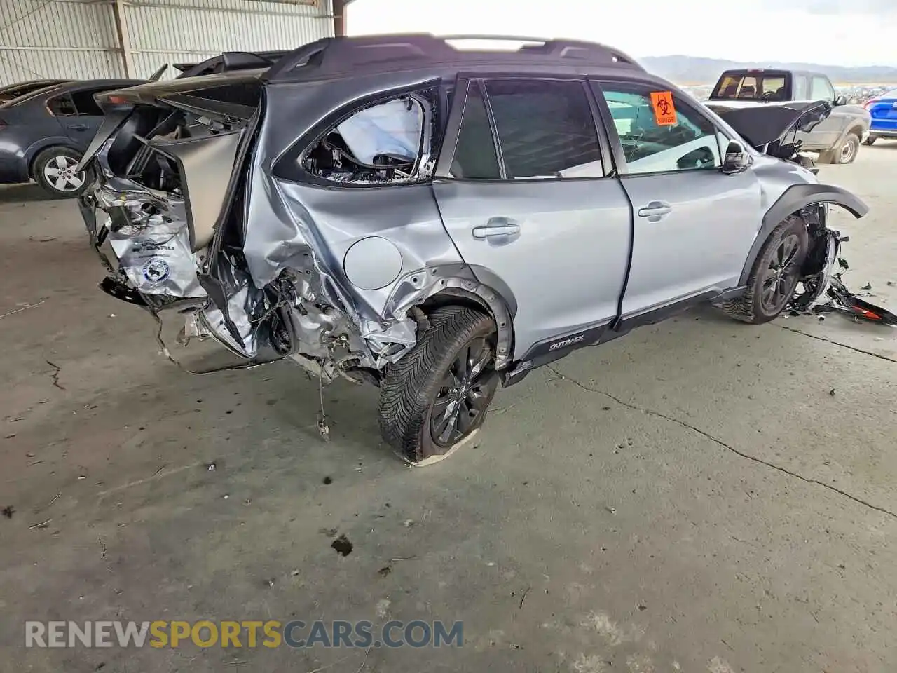 3 Photograph of a damaged car 4S4BTALC2R3197434 SUBARU OUTBACK 2024
