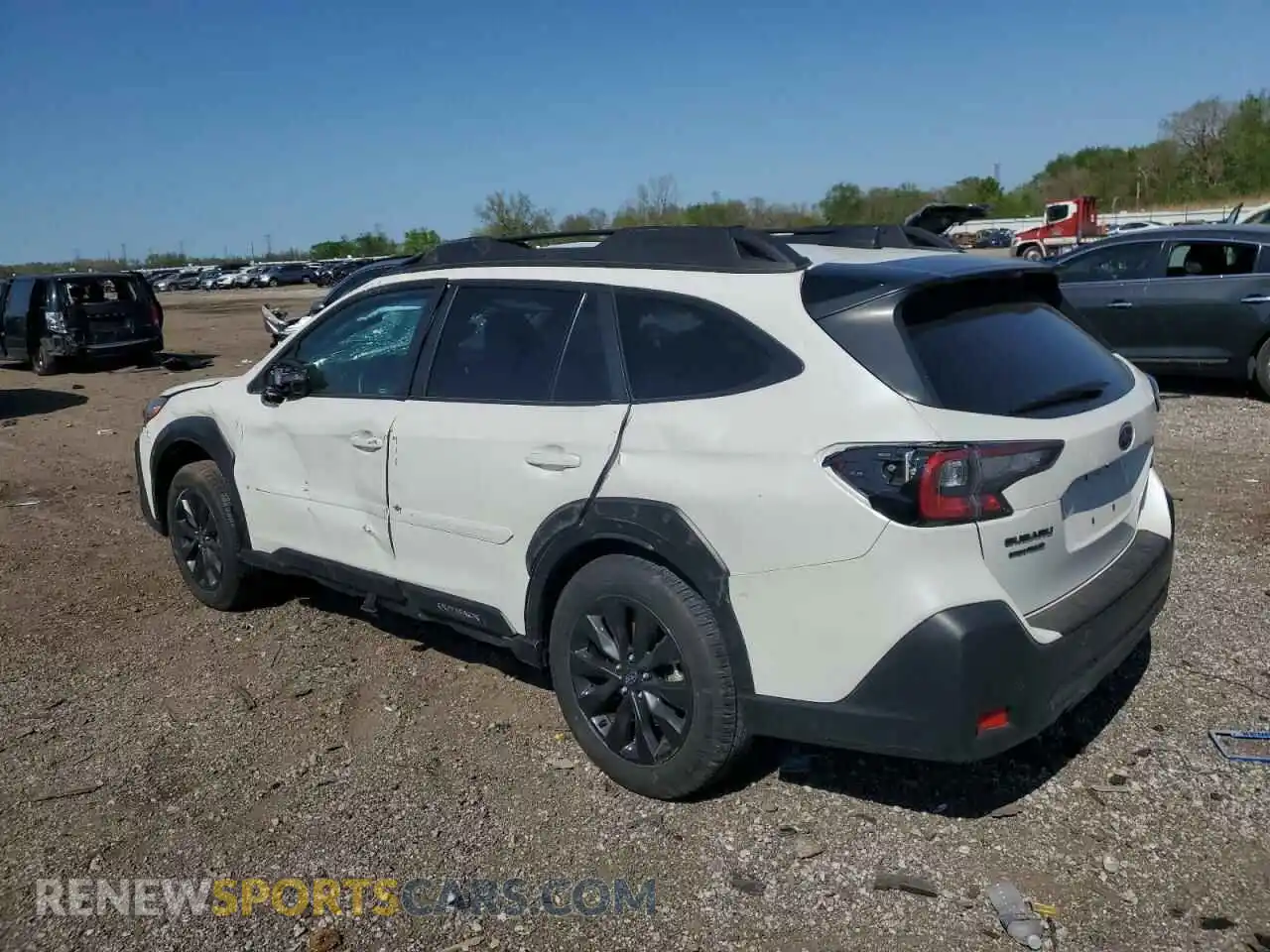 2 fotografías del automóvil dañado 4S4BTALC2R3248706 SUBARU OUTBACK 2024