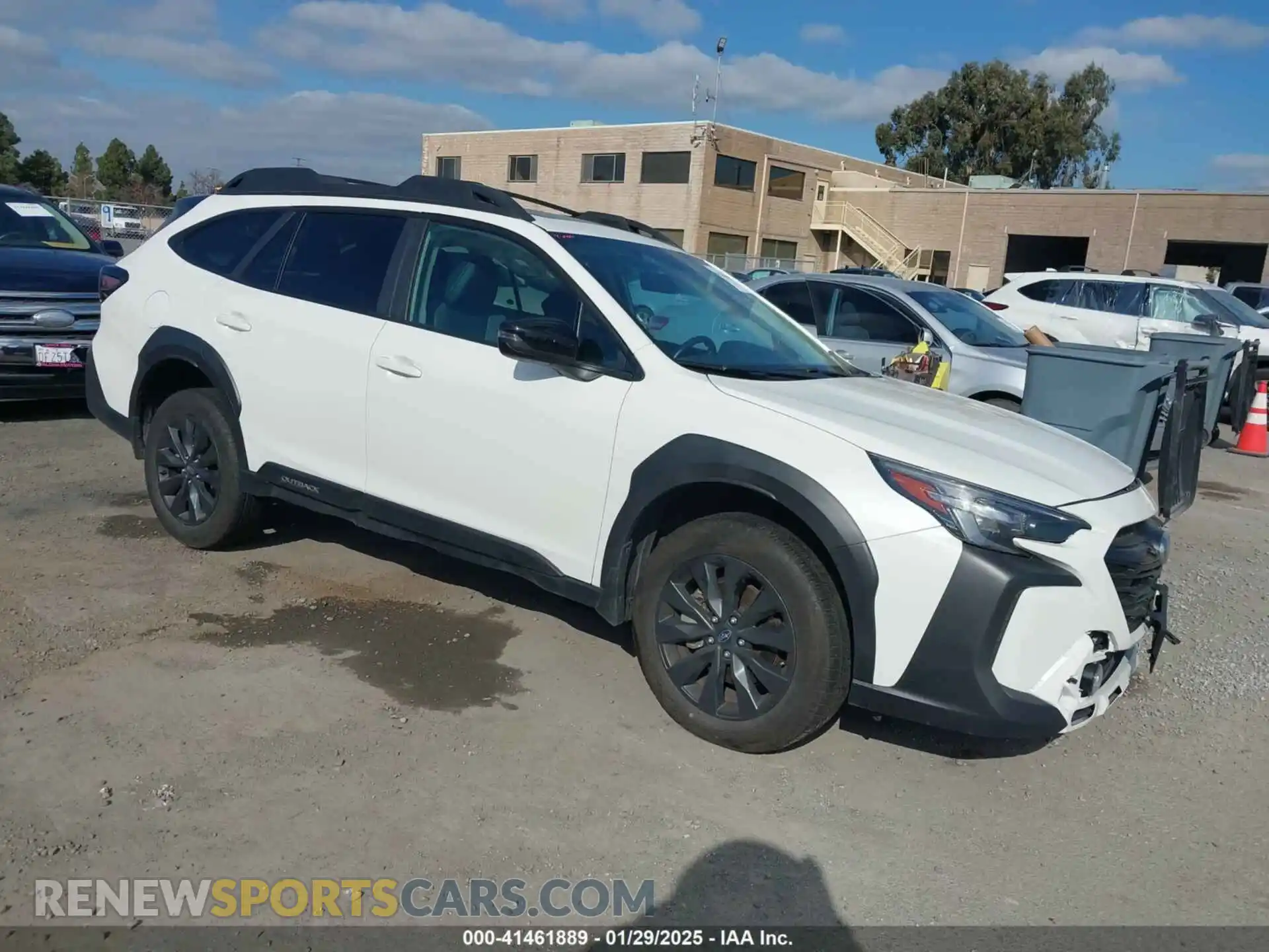 1 Photograph of a damaged car 4S4BTALC7R3136807 SUBARU OUTBACK 2024