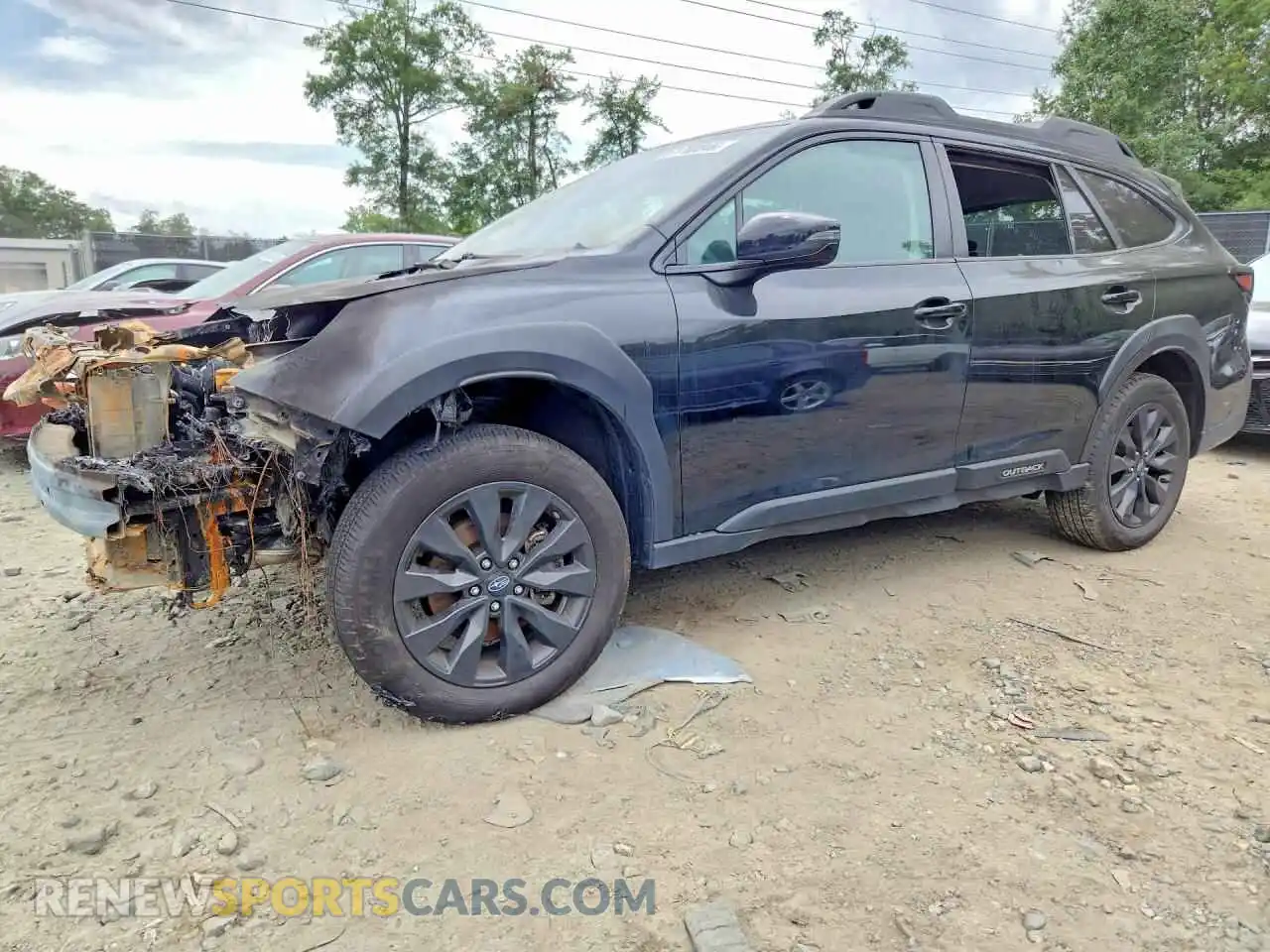 1 Photograph of a damaged car 4S4BTALC7R3300749 SUBARU OUTBACK 2024