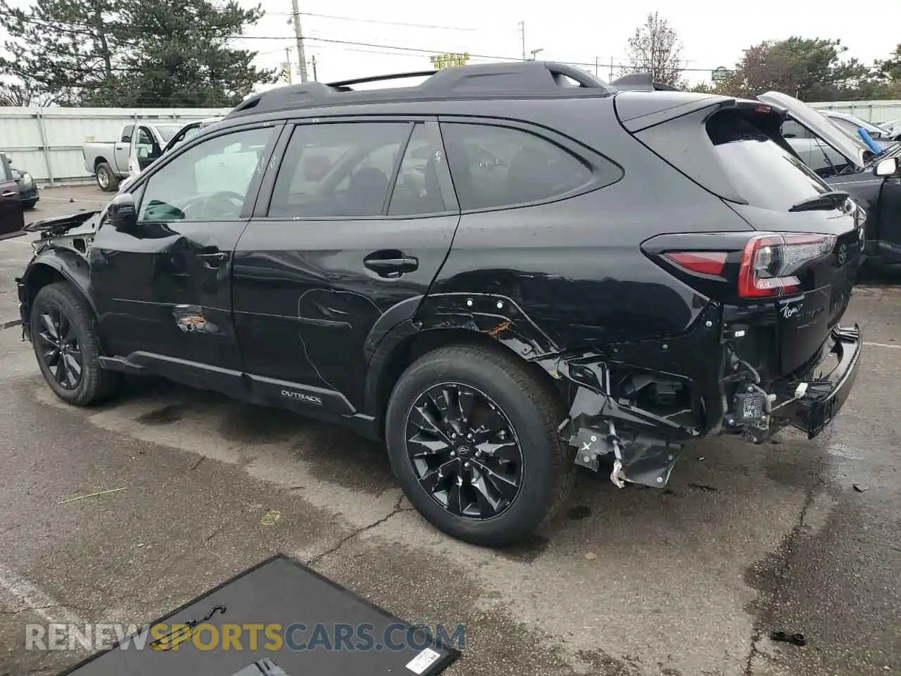2 Photograph of a damaged car 4S4BTALC8R3148612 SUBARU OUTBACK 2024