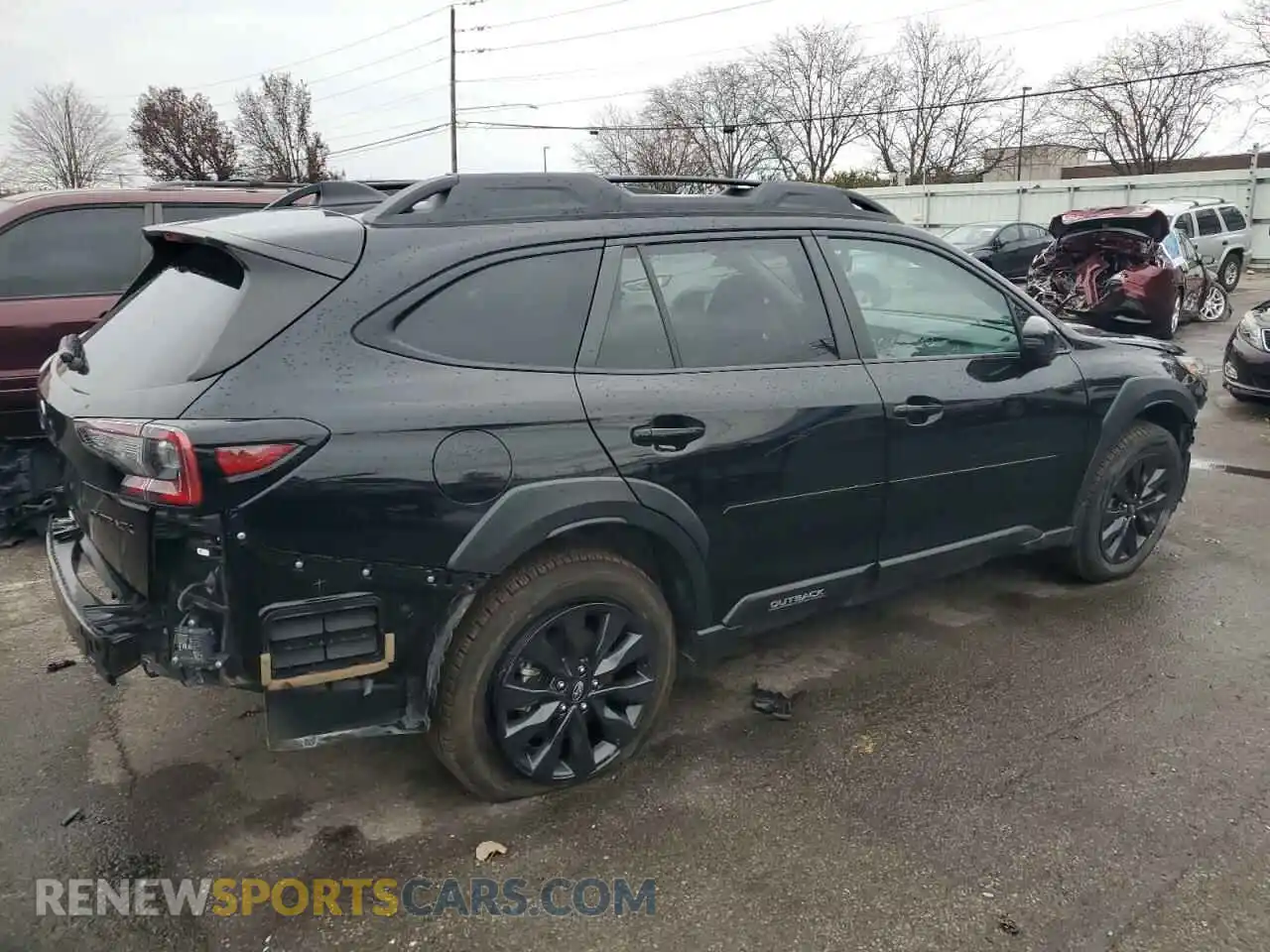 3 Photograph of a damaged car 4S4BTALC8R3148612 SUBARU OUTBACK 2024