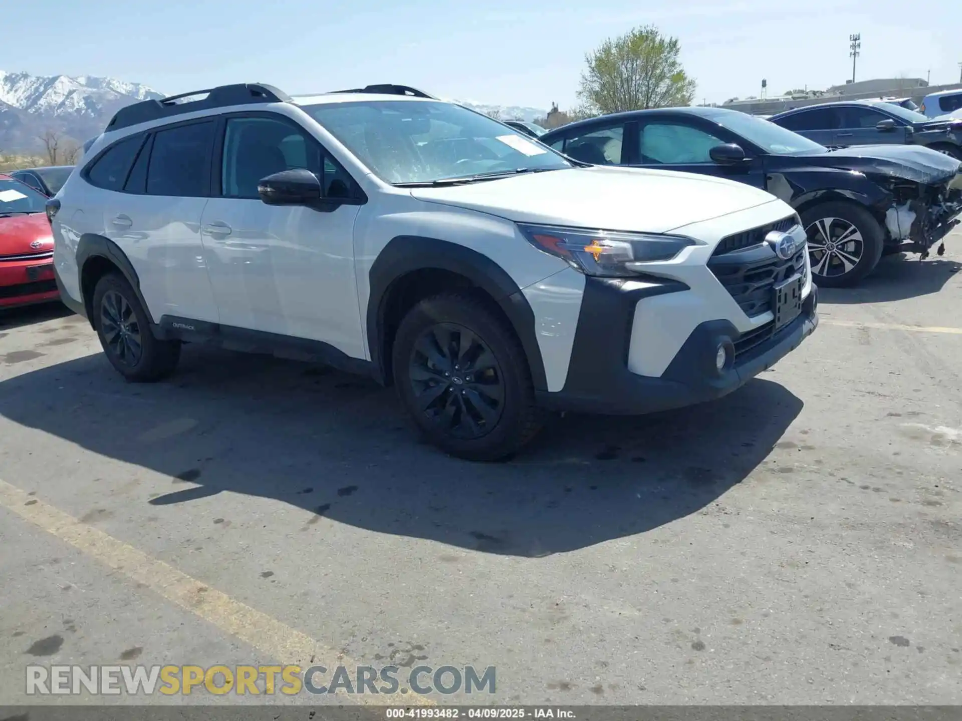 1 Photograph of a damaged car 4S4BTALC9R3137649 SUBARU OUTBACK 2024