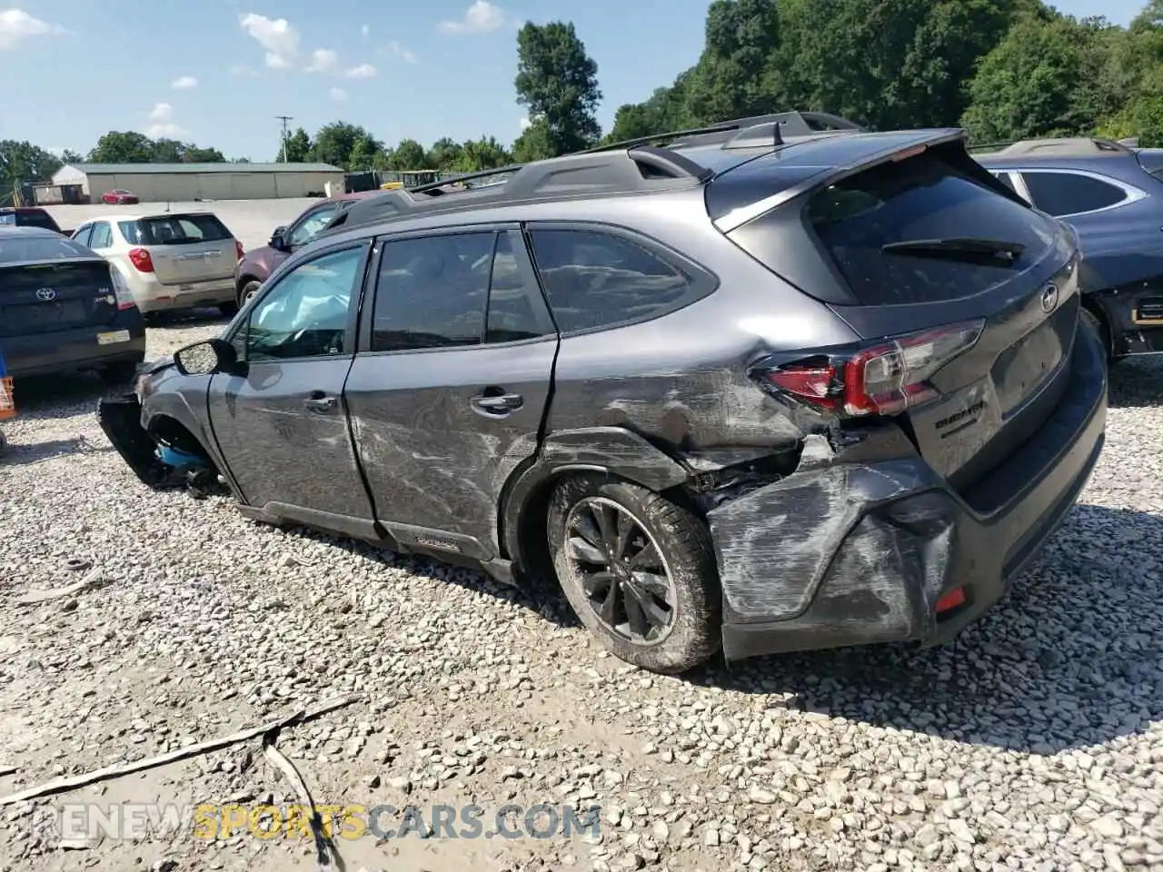2 Photograph of a damaged car 4S4BTALCXR3253779 SUBARU OUTBACK 2024