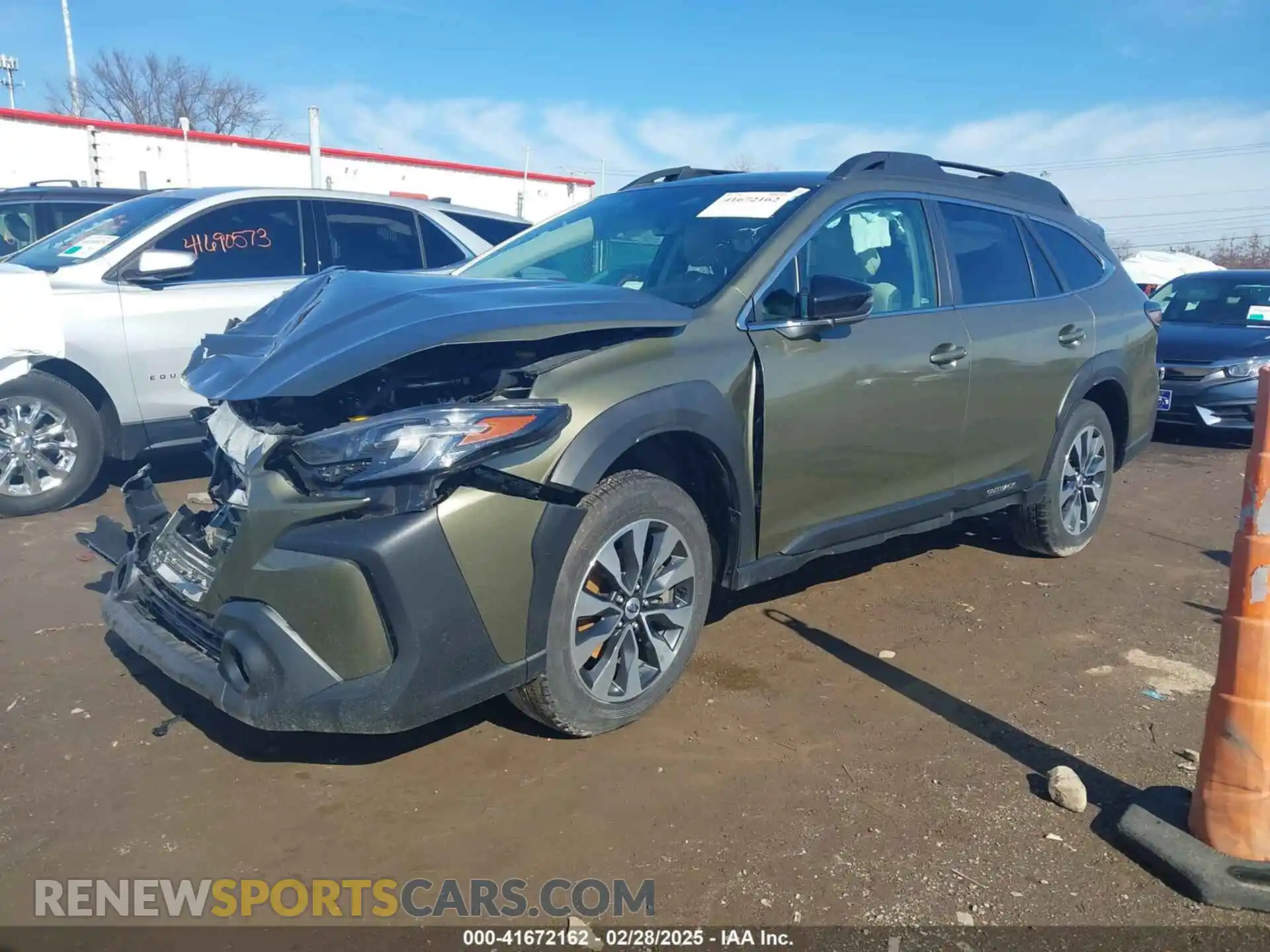 2 Photograph of a damaged car 4S4BTAMCXR3277112 SUBARU OUTBACK 2024