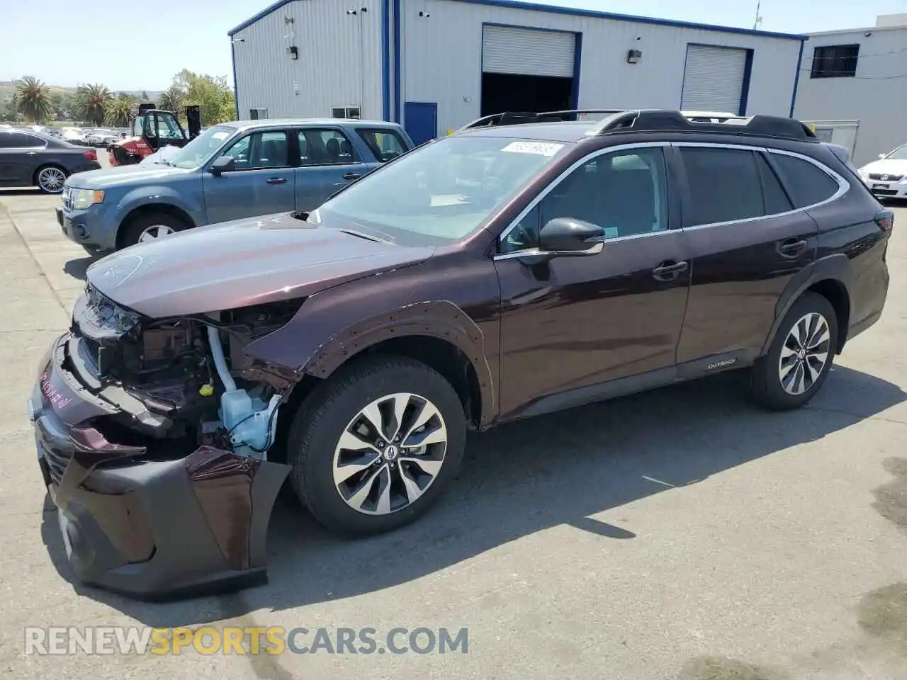 1 Photograph of a damaged car 4S4BTANC1R3252632 SUBARU OUTBACK 2024