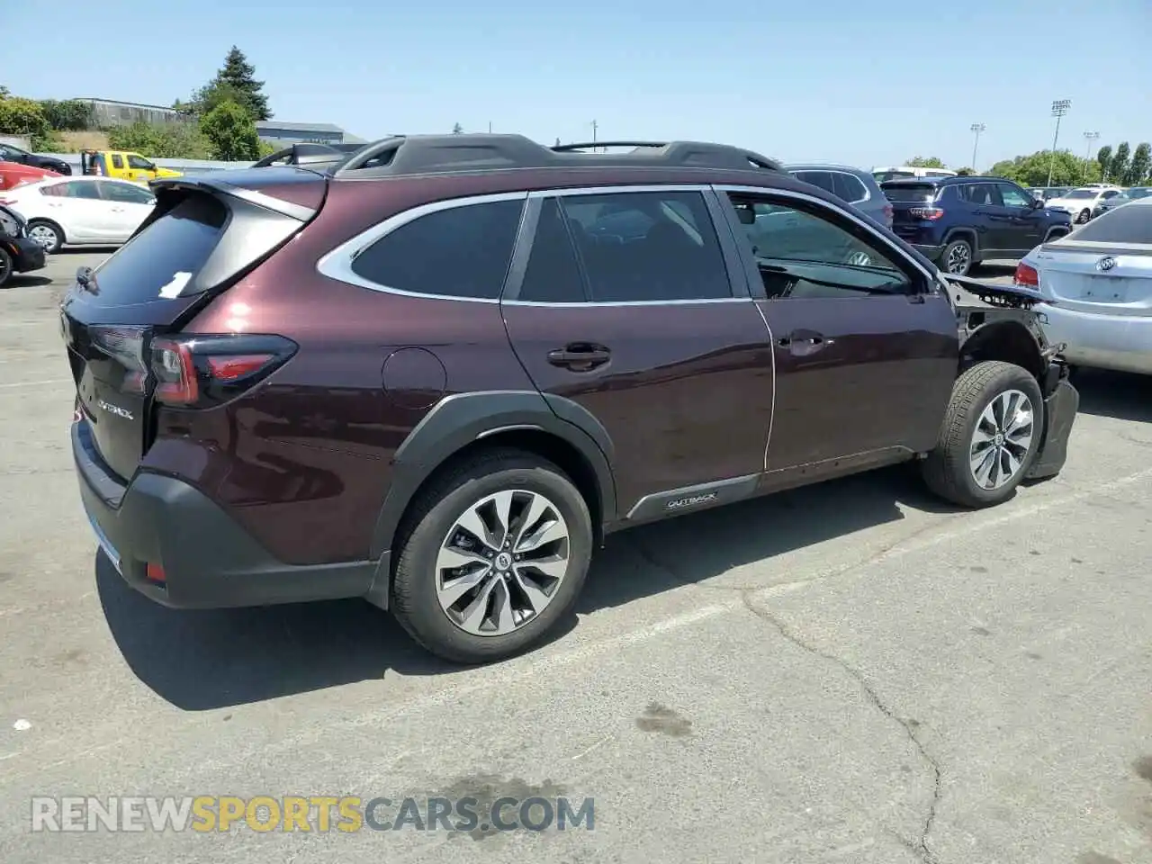 3 Photograph of a damaged car 4S4BTANC1R3252632 SUBARU OUTBACK 2024