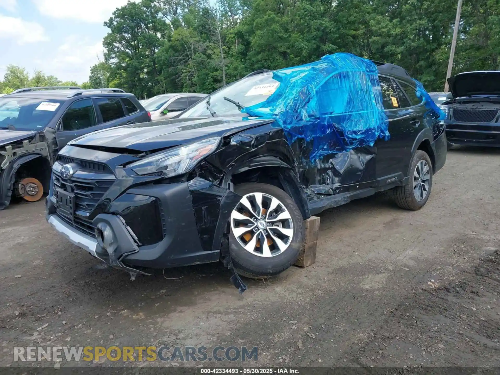 2 fotografías del automóvil dañado 4S4BTANC2R3224970 SUBARU OUTBACK 2024