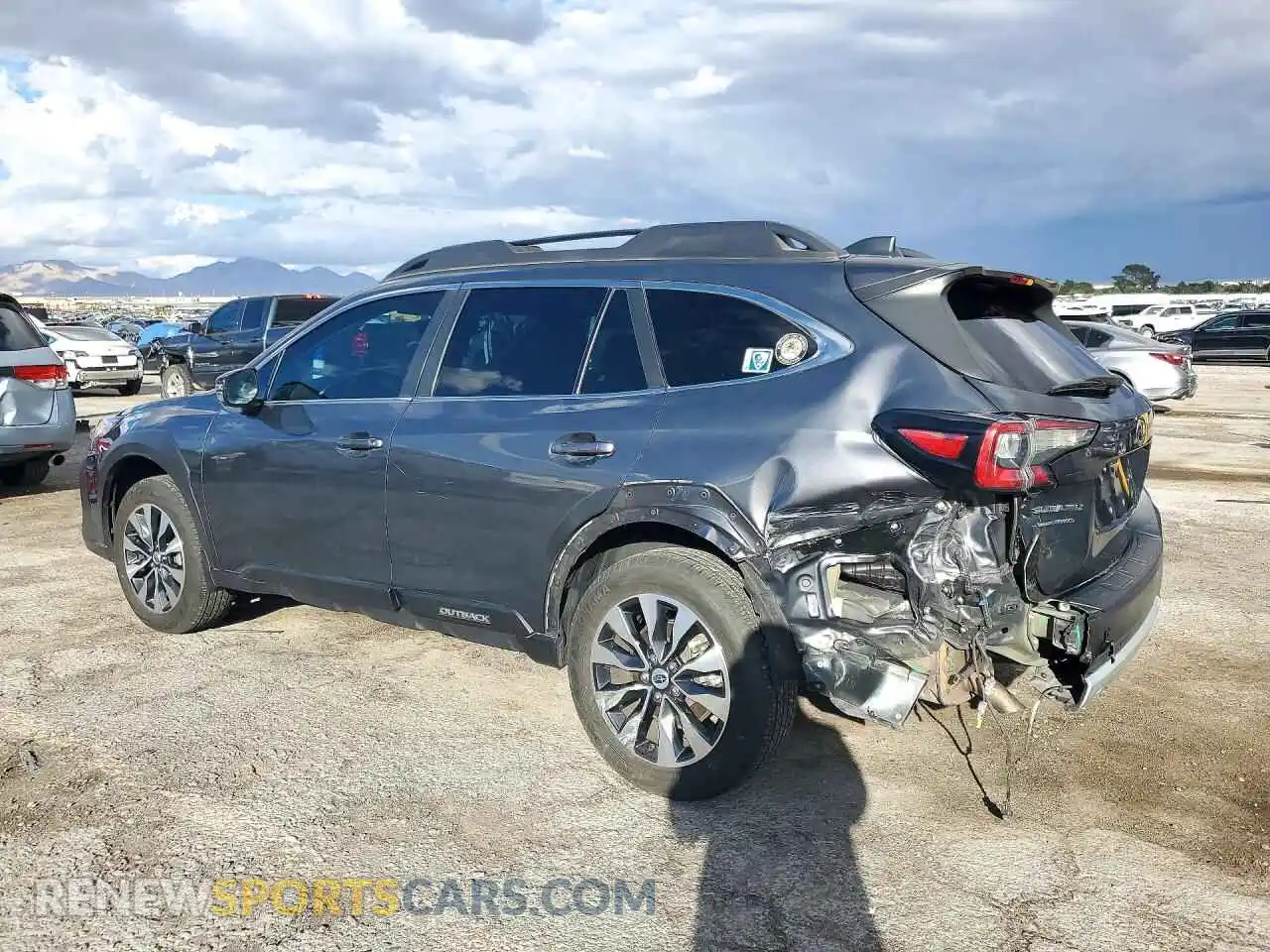2 Photograph of a damaged car 4S4BTANC3R3117880 SUBARU OUTBACK 2024