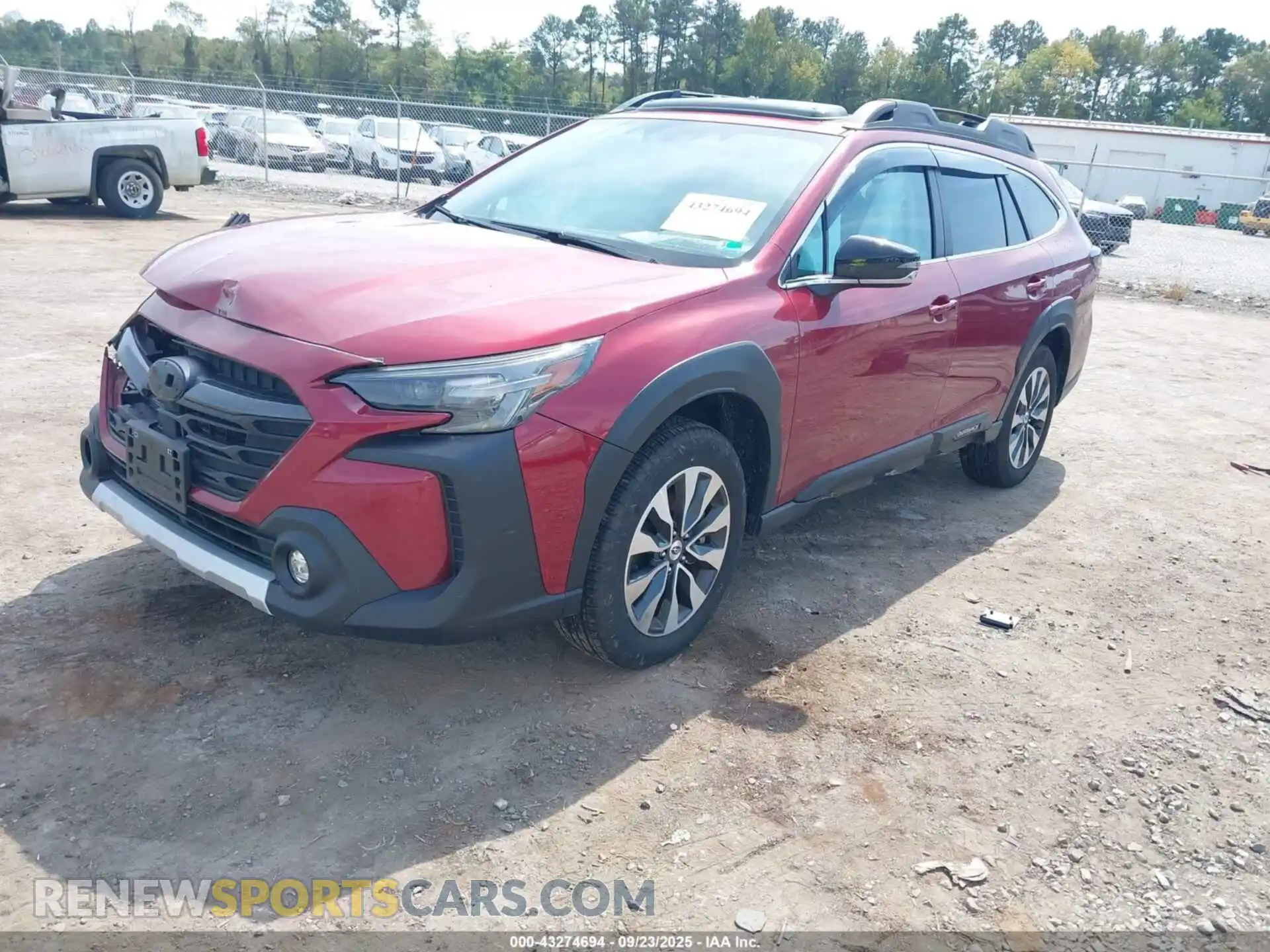 2 Photograph of a damaged car 4S4BTANC3R3229577 SUBARU OUTBACK 2024
