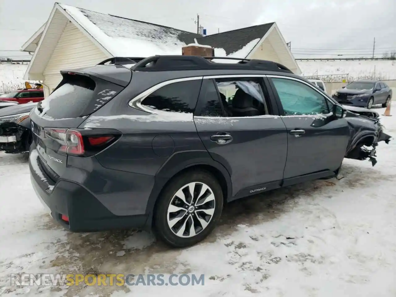 3 Photograph of a damaged car 4S4BTANC3R3243351 SUBARU OUTBACK 2024