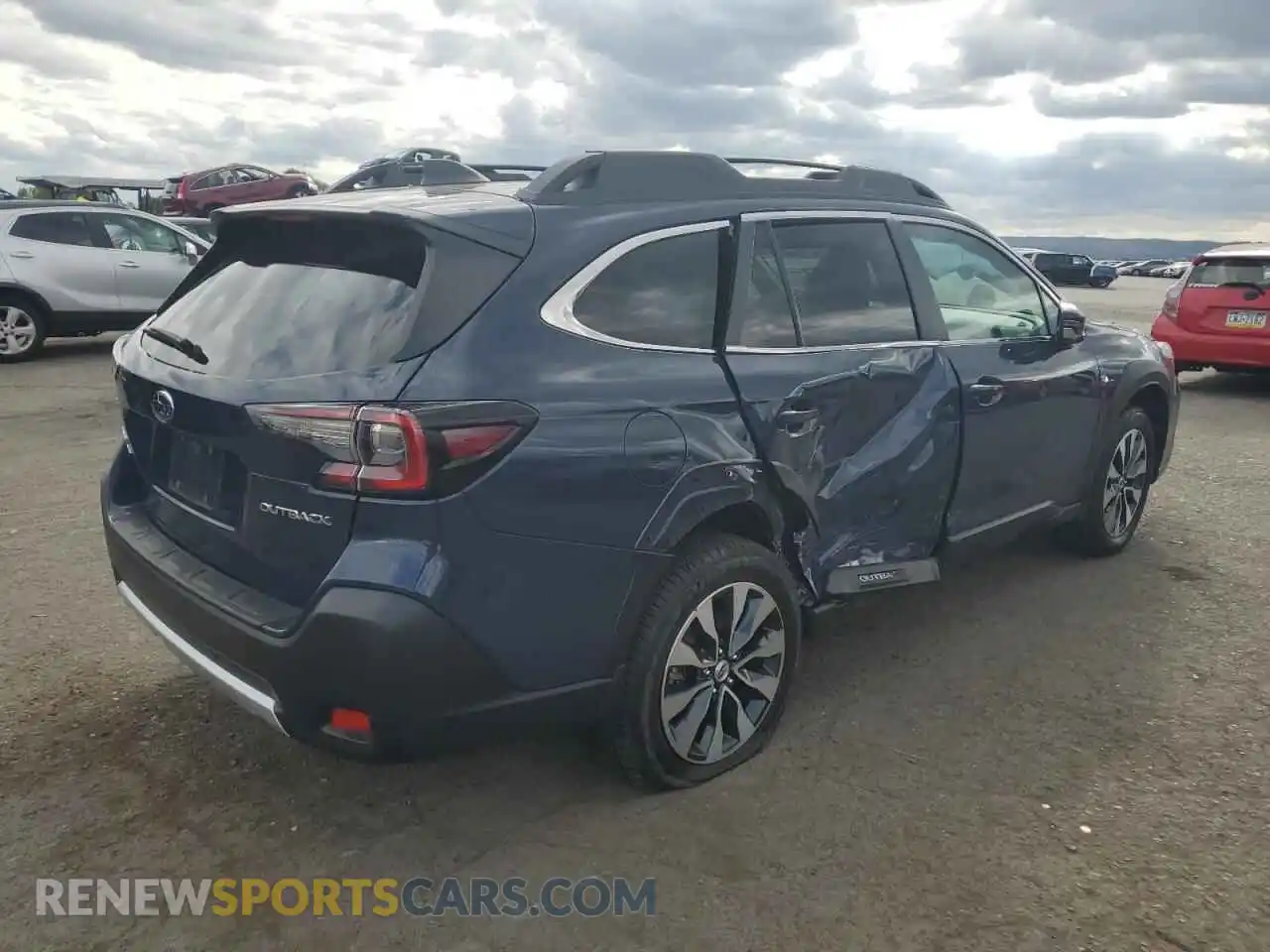 3 fotografías del automóvil dañado 4S4BTANC3R3255516 SUBARU OUTBACK 2024