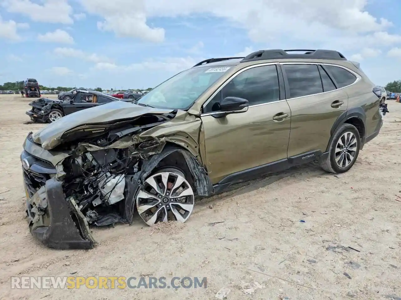 1 Photograph of a damaged car 4S4BTANC4R3199747 SUBARU OUTBACK 2024