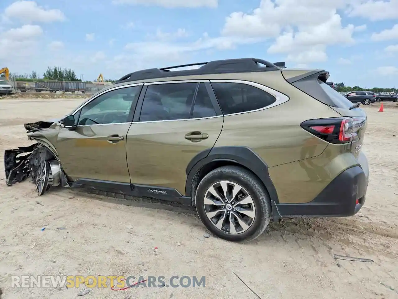 2 Photograph of a damaged car 4S4BTANC4R3199747 SUBARU OUTBACK 2024