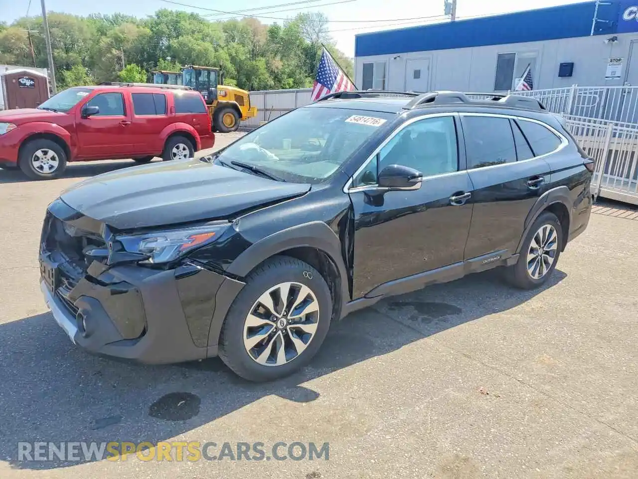 1 Photograph of a damaged car 4S4BTANC4R3236229 SUBARU OUTBACK 2024