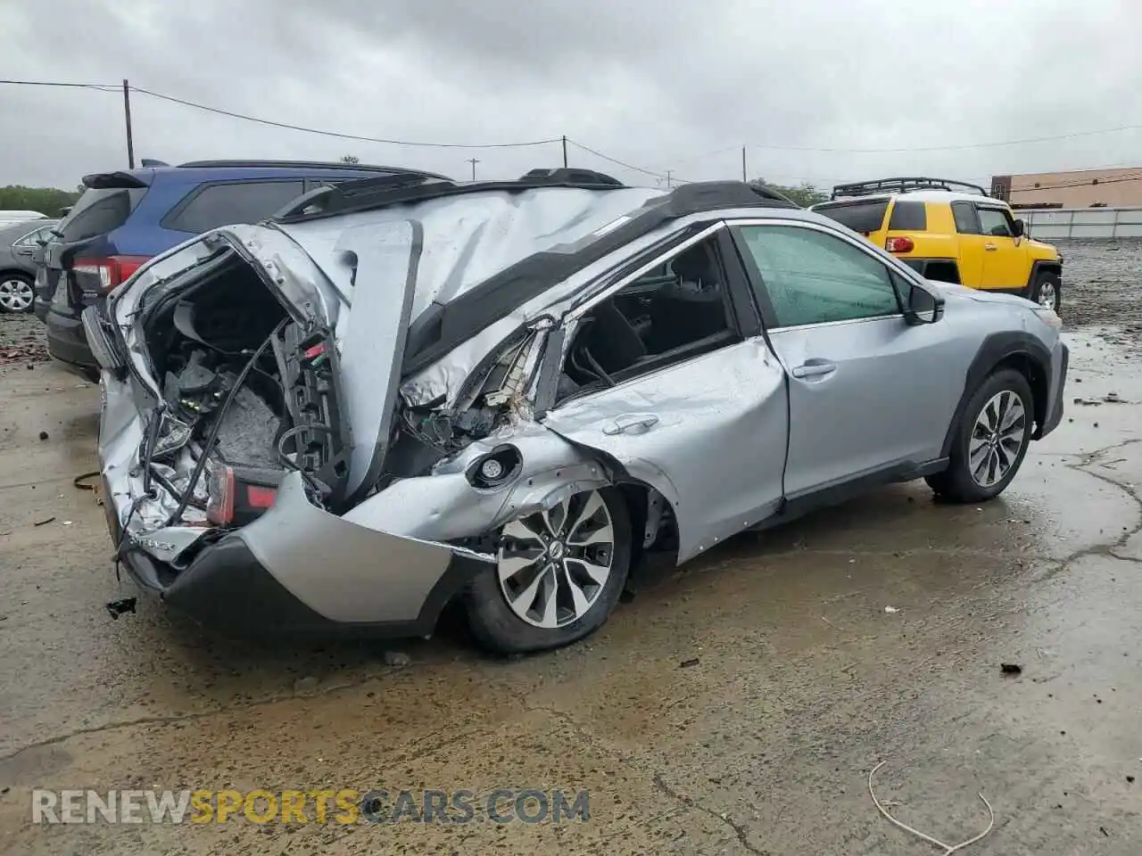 3 Photograph of a damaged car 4S4BTANC5R3132977 SUBARU OUTBACK 2024