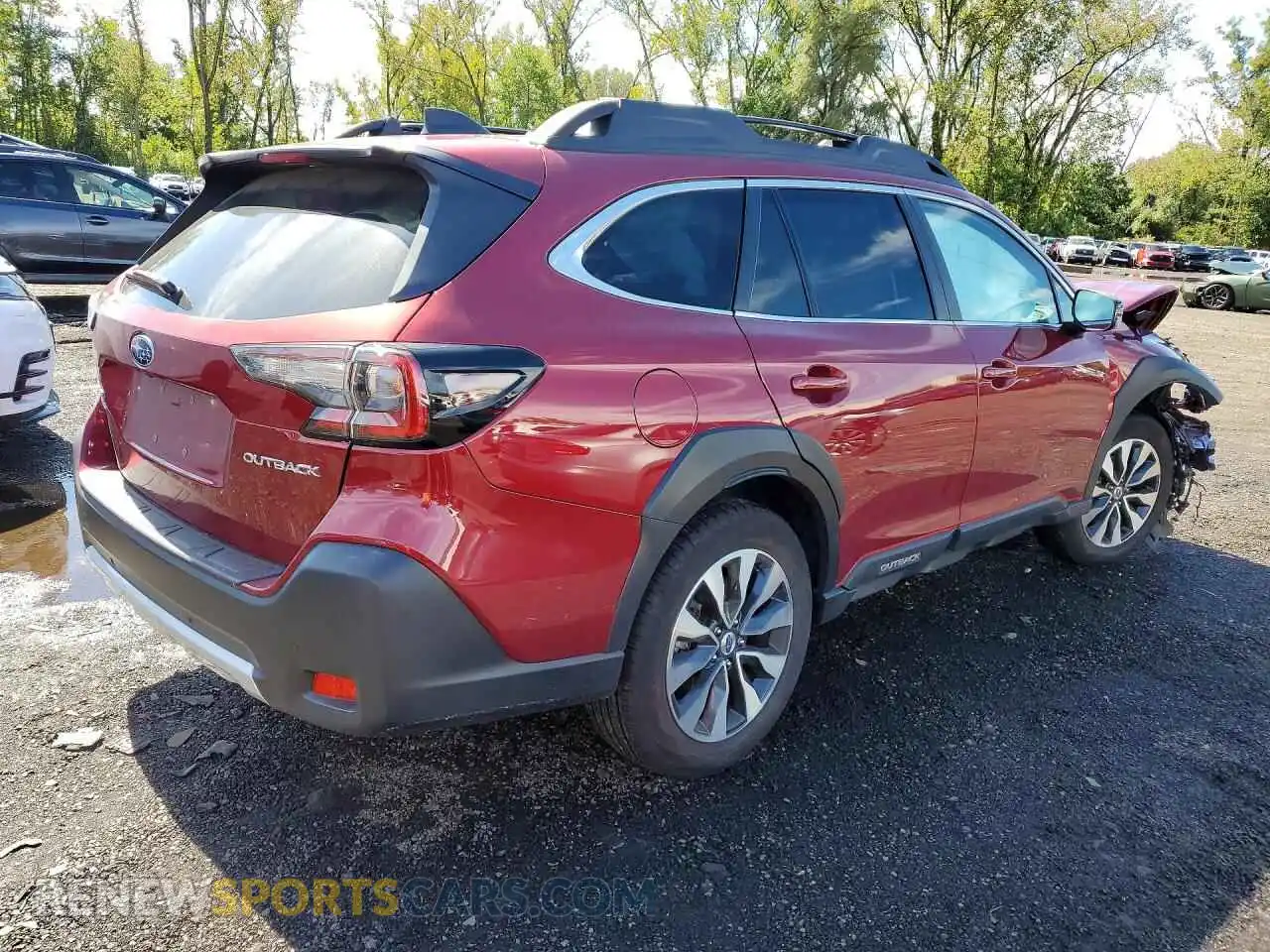 3 Photograph of a damaged car 4S4BTANC6R3213793 SUBARU OUTBACK 2024