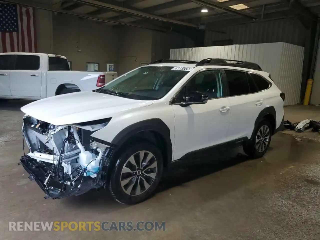 1 Photograph of a damaged car 4S4BTANC6R3300075 SUBARU OUTBACK 2024