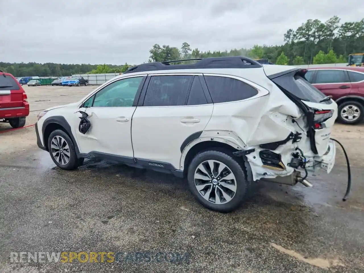 2 Photograph of a damaged car 4S4BTANC7R3151014 SUBARU OUTBACK 2024
