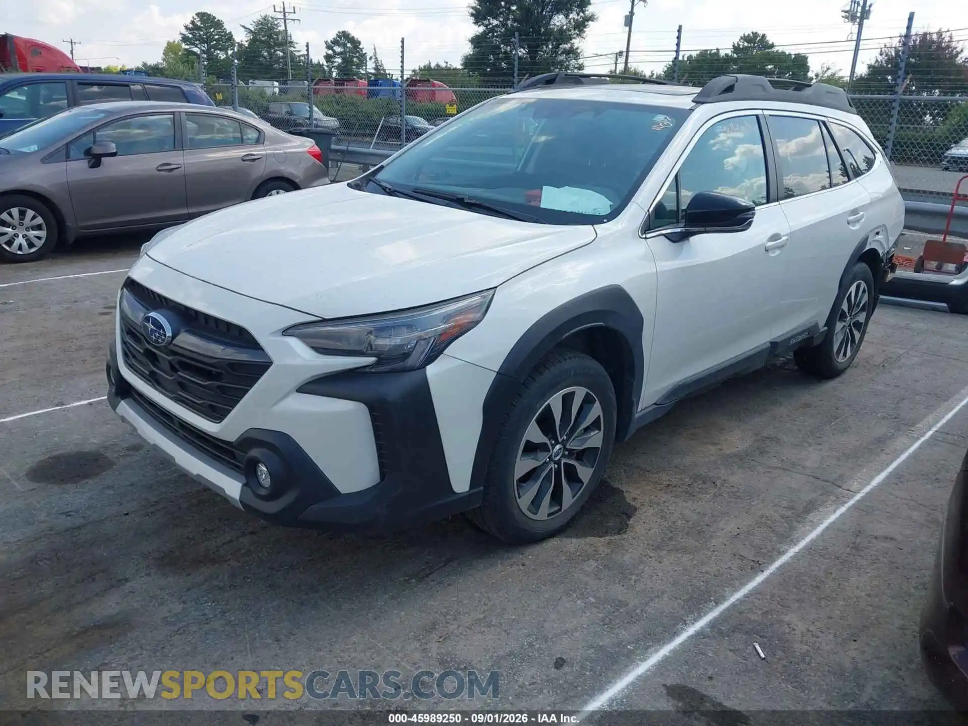 2 fotografías del automóvil dañado 4S4BTANC7R3240100 SUBARU OUTBACK 2024