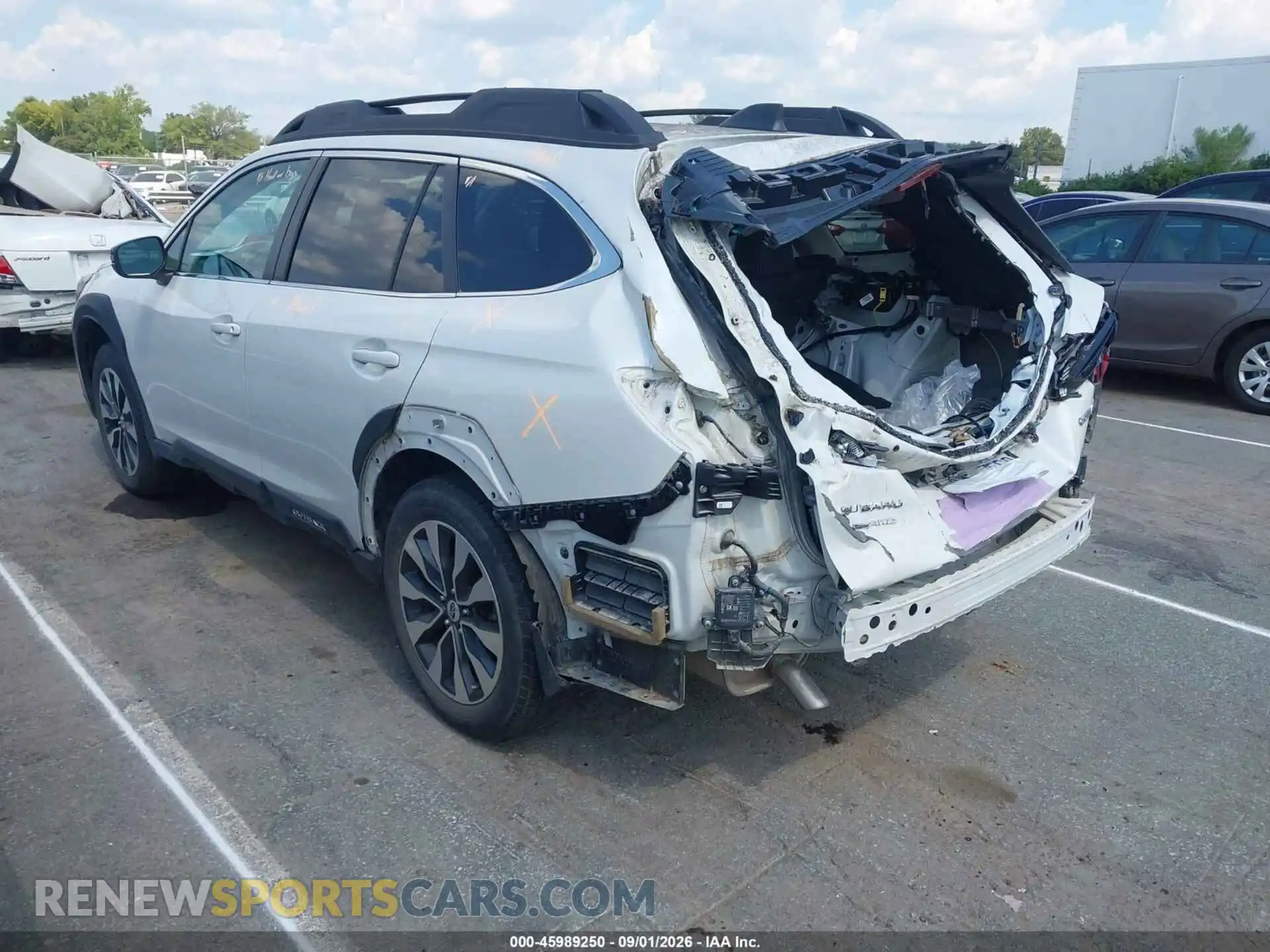 3 fotografías del automóvil dañado 4S4BTANC7R3240100 SUBARU OUTBACK 2024
