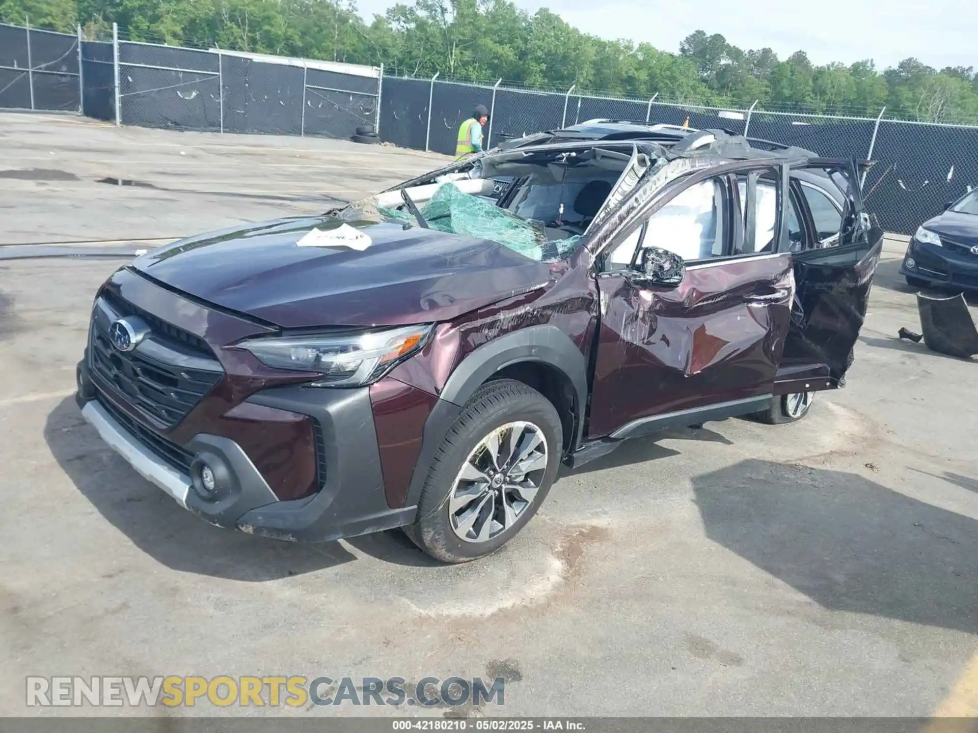 2 Photograph of a damaged car 4S4BTANC7R3283366 SUBARU OUTBACK 2024