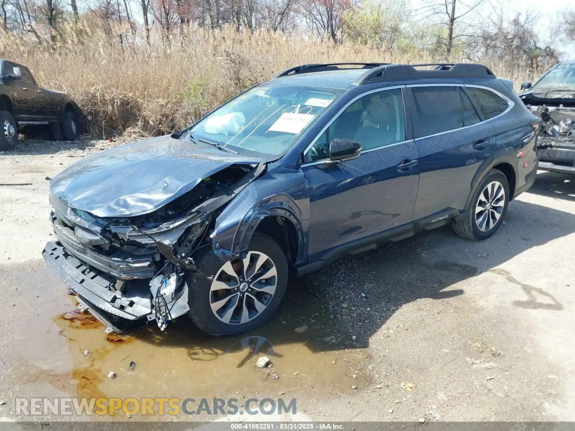 2 Photograph of a damaged car 4S4BTANC7R3301199 SUBARU OUTBACK 2024