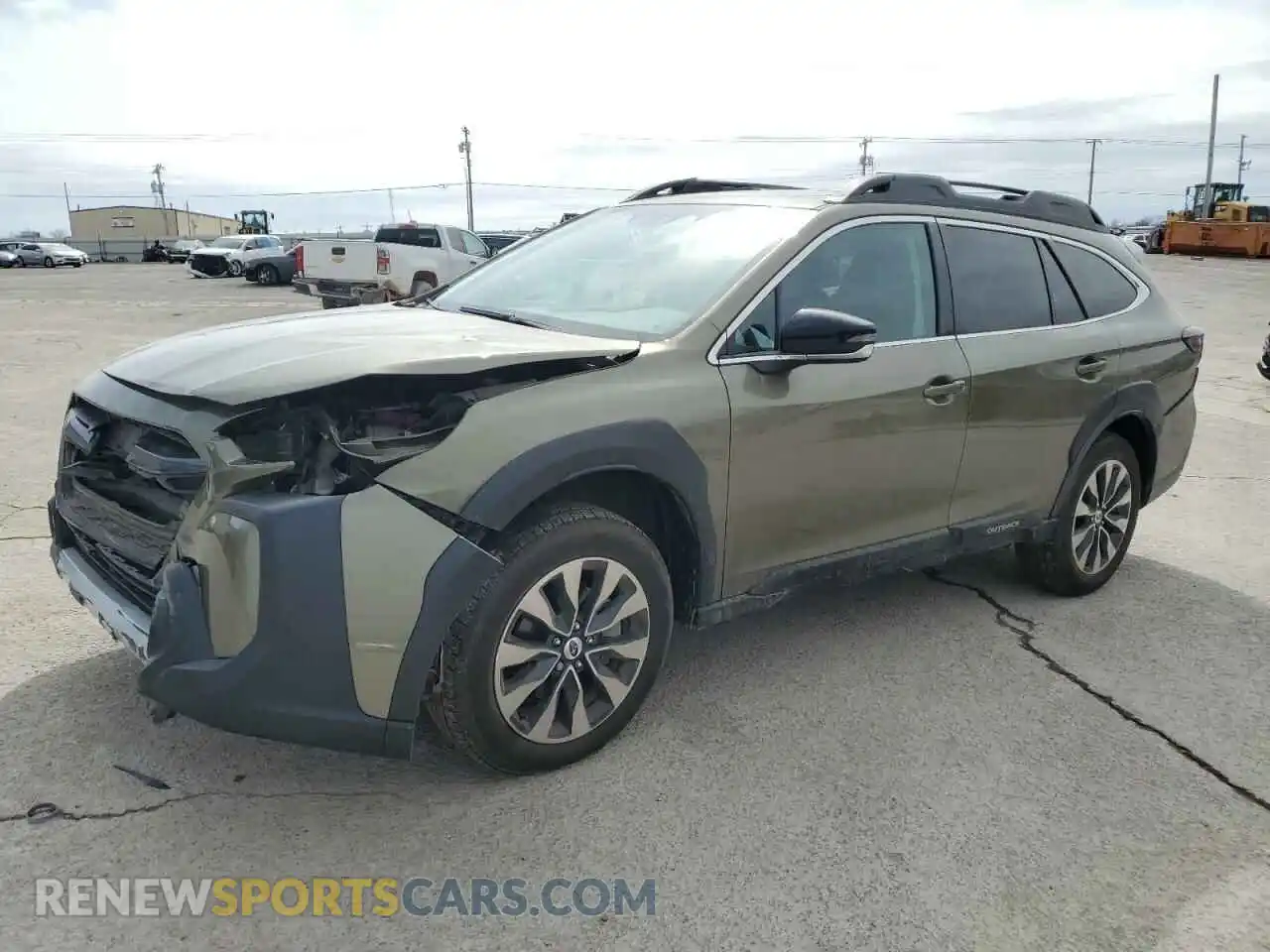 1 Photograph of a damaged car 4S4BTANC8R3137316 SUBARU OUTBACK 2024