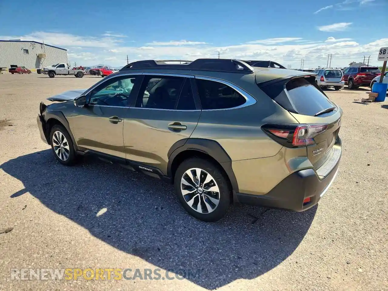 2 Photograph of a damaged car 4S4BTANC8R3141852 SUBARU OUTBACK 2024