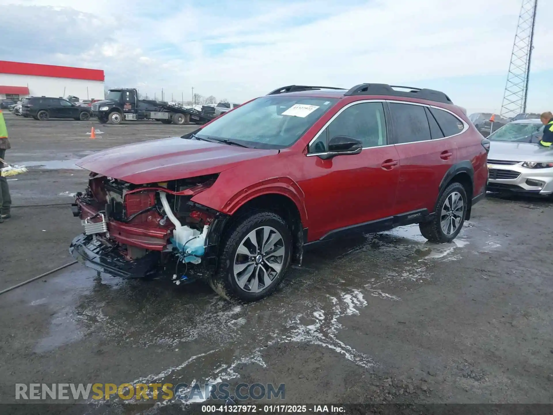 2 Photograph of a damaged car 4S4BTANC8R3236959 SUBARU OUTBACK 2024