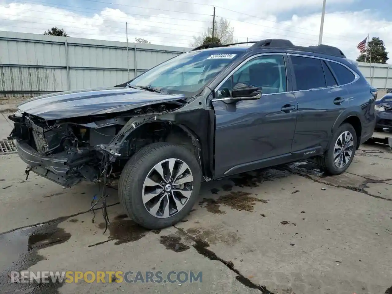 1 Photograph of a damaged car 4S4BTANC9R3207986 SUBARU OUTBACK 2024