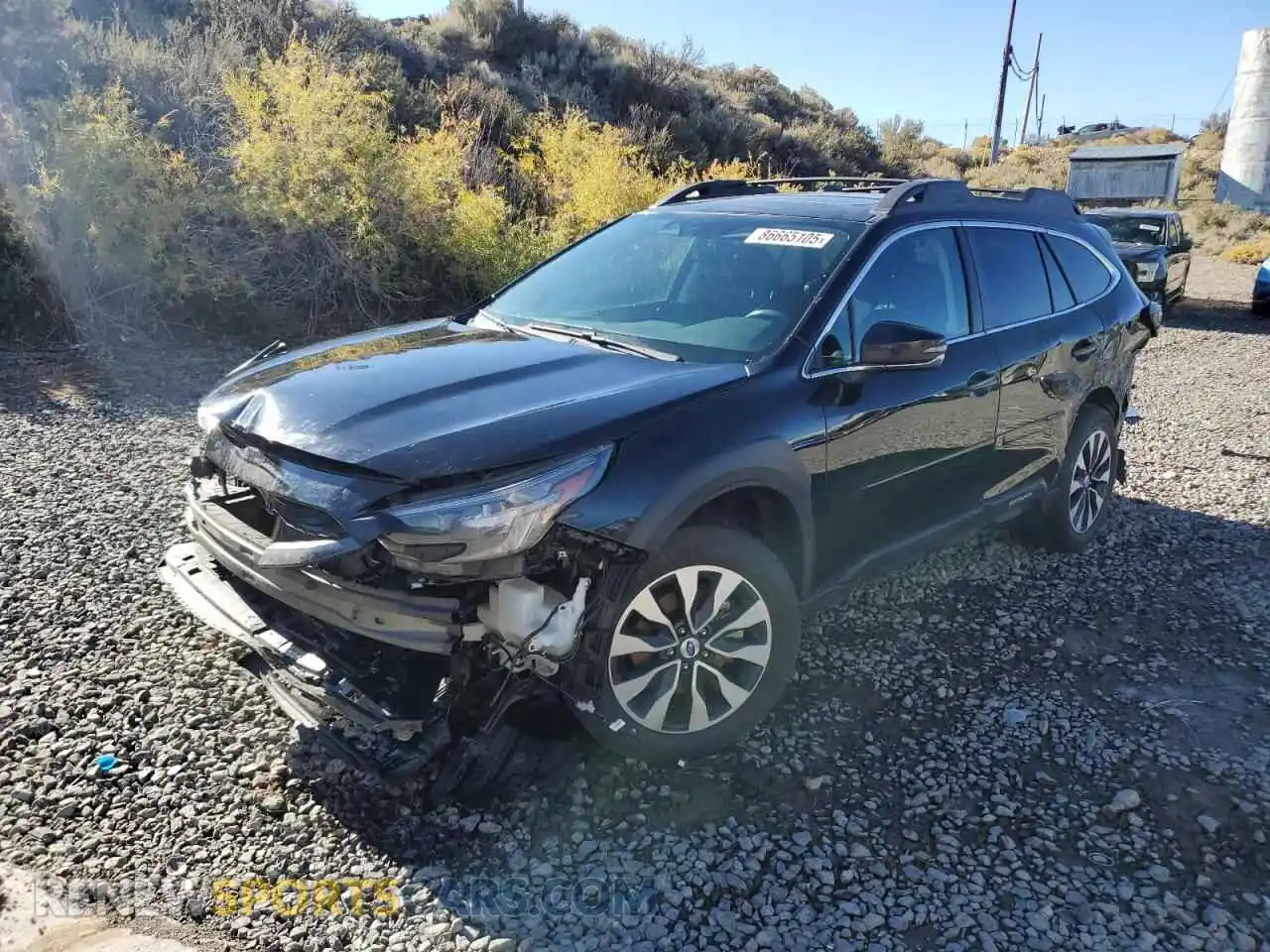 1 Photograph of a damaged car 4S4BTANCXR3169524 SUBARU OUTBACK 2024