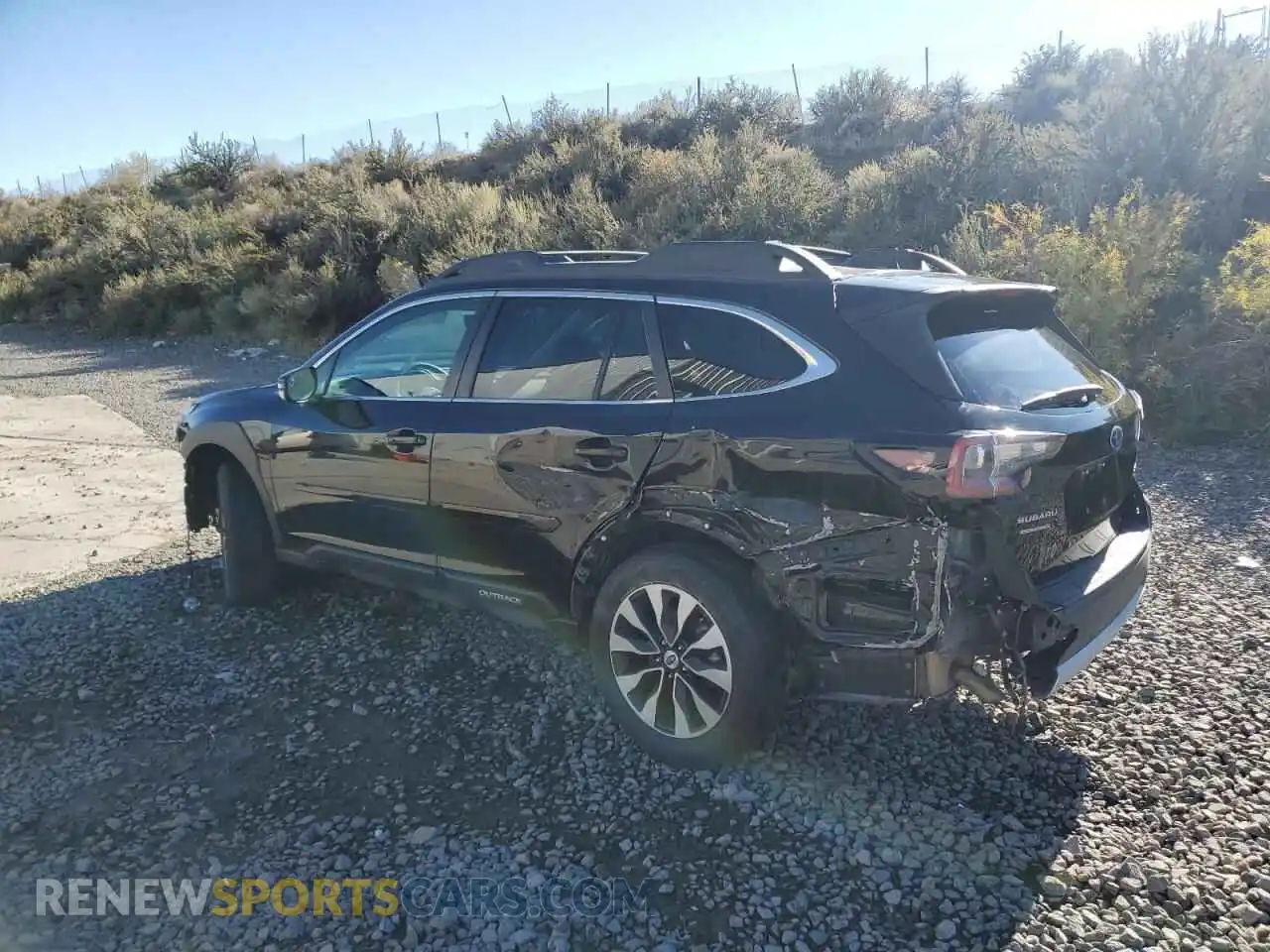 2 Photograph of a damaged car 4S4BTANCXR3169524 SUBARU OUTBACK 2024