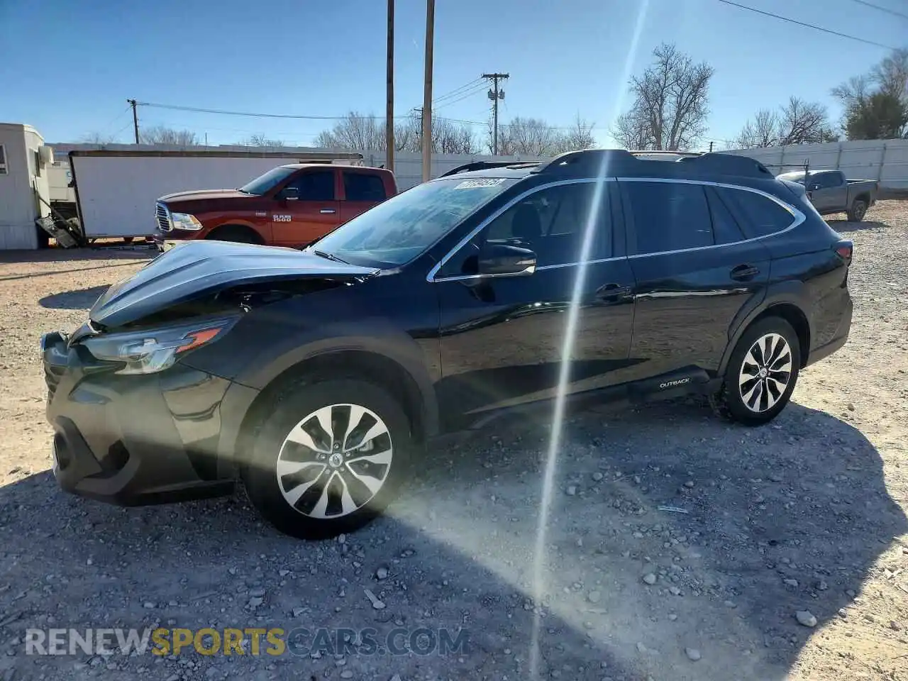 1 Photograph of a damaged car 4S4BTANCXR3174660 SUBARU OUTBACK 2024