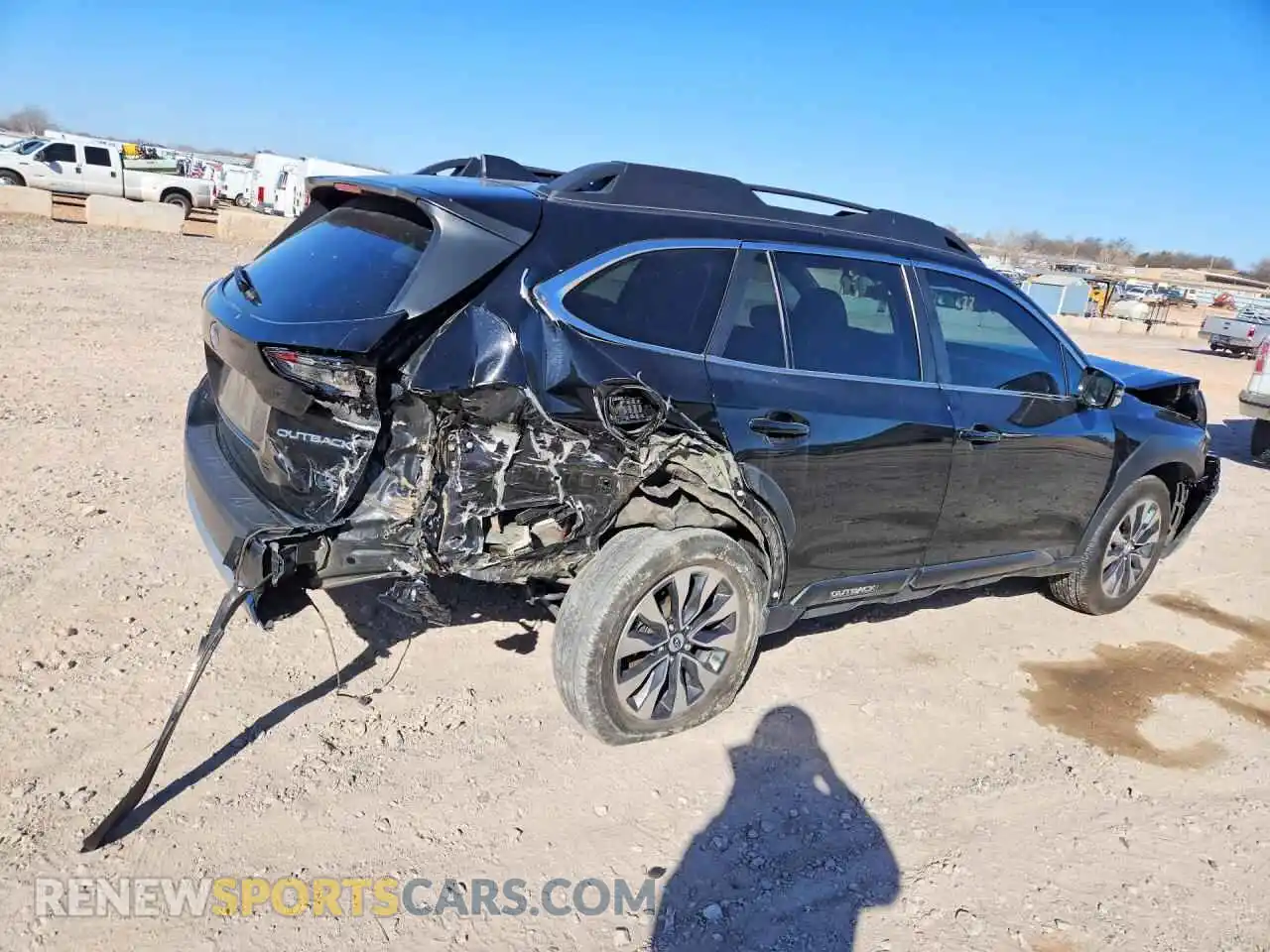 3 Photograph of a damaged car 4S4BTANCXR3174660 SUBARU OUTBACK 2024