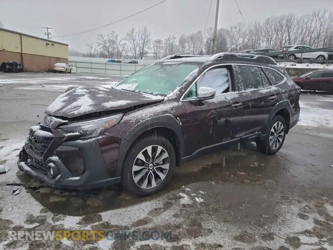 1 Photograph of a damaged car 4S4BTAPC0R3133712 SUBARU OUTBACK 2024
