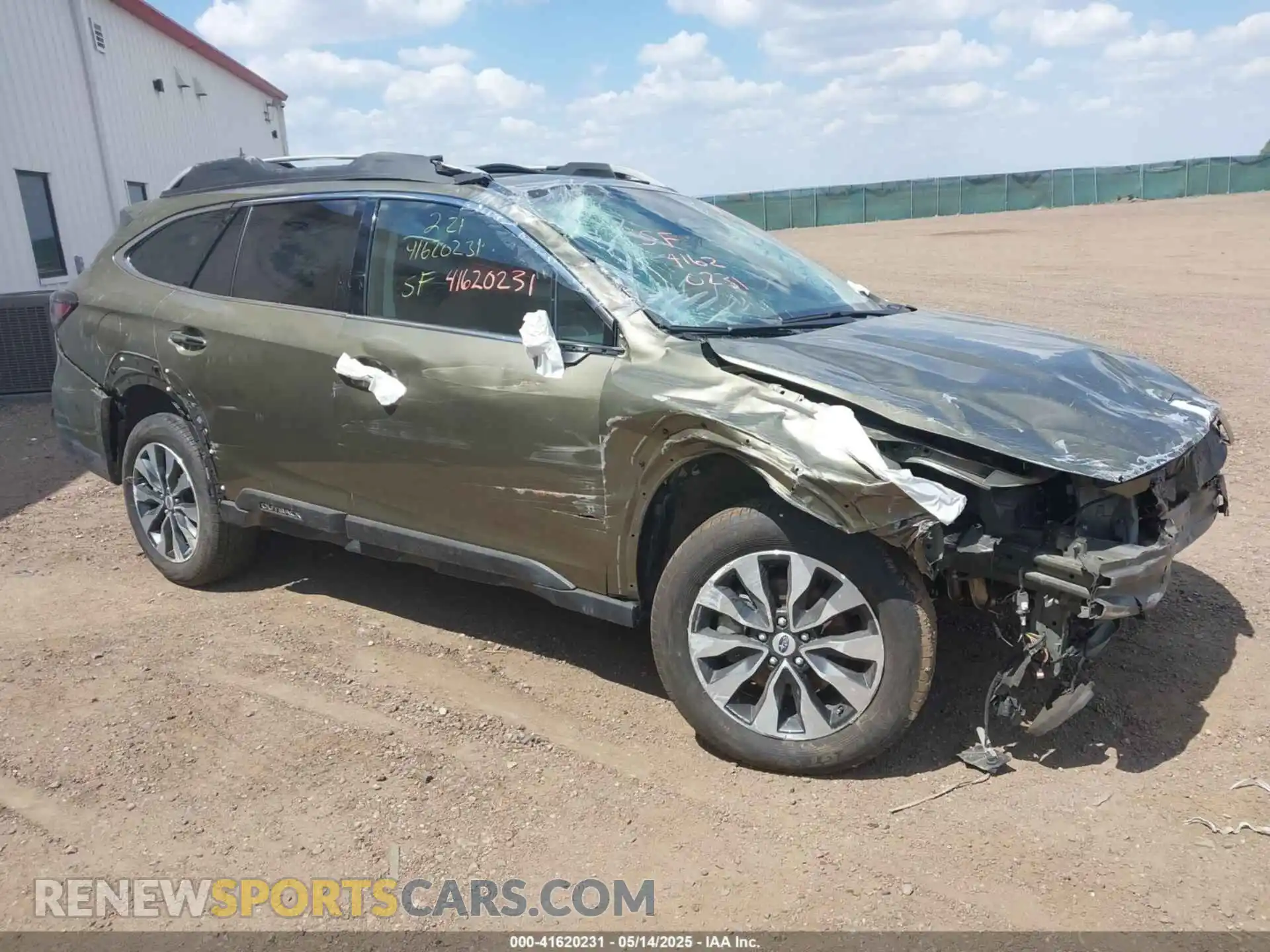 1 Photograph of a damaged car 4S4BTAPC1R3153841 SUBARU OUTBACK 2024