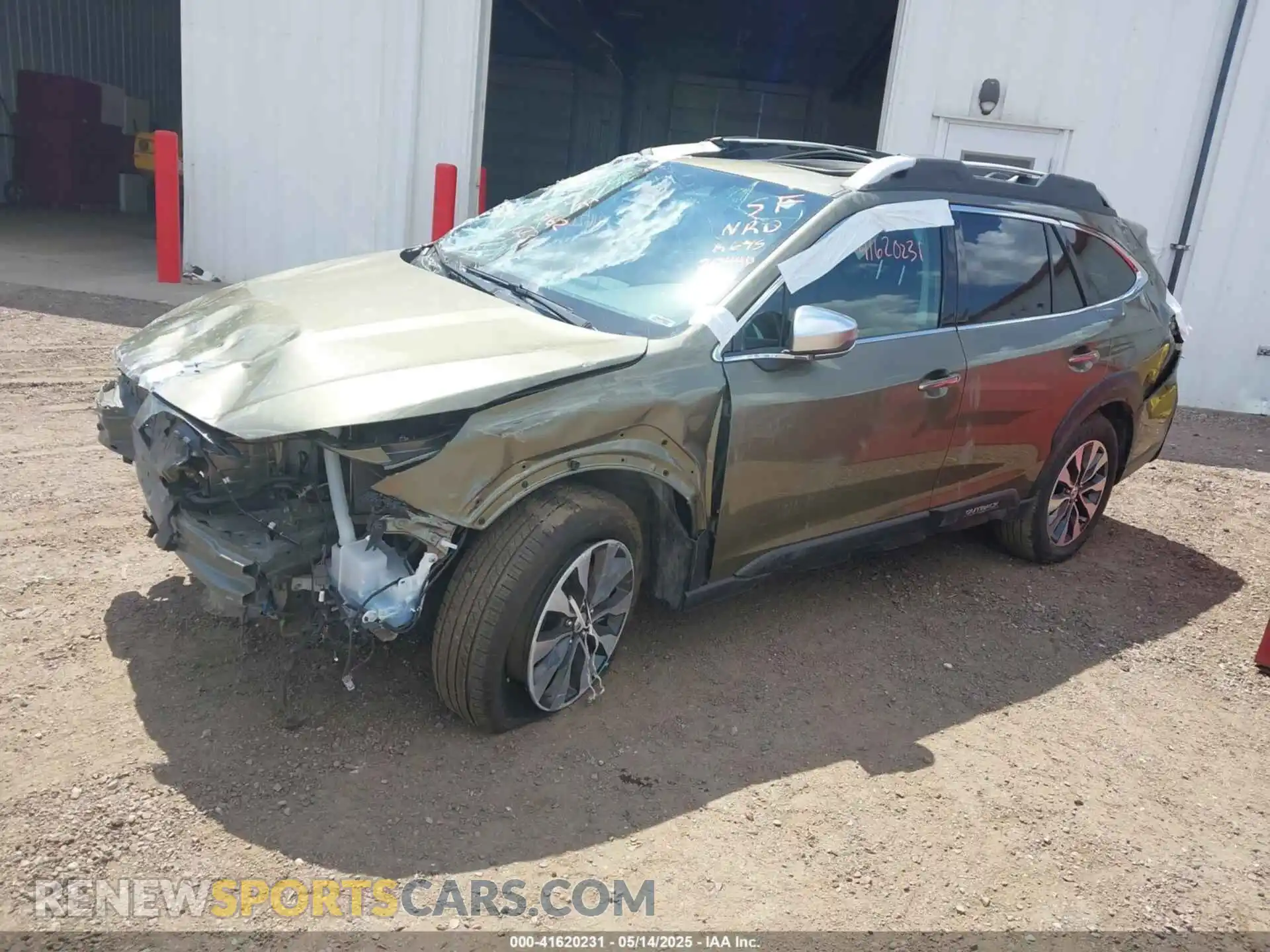 2 Photograph of a damaged car 4S4BTAPC1R3153841 SUBARU OUTBACK 2024