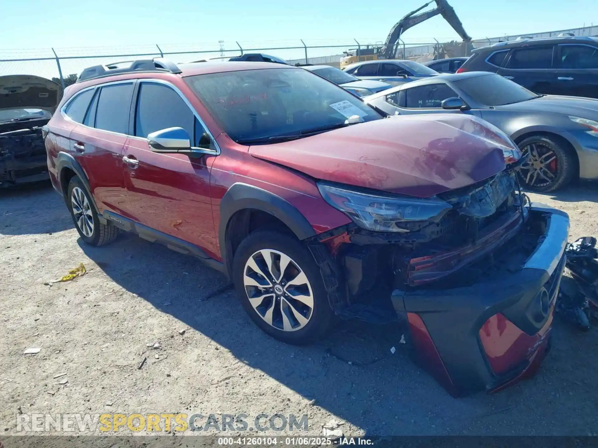 1 Photograph of a damaged car 4S4BTAPC5R3175938 SUBARU OUTBACK 2024