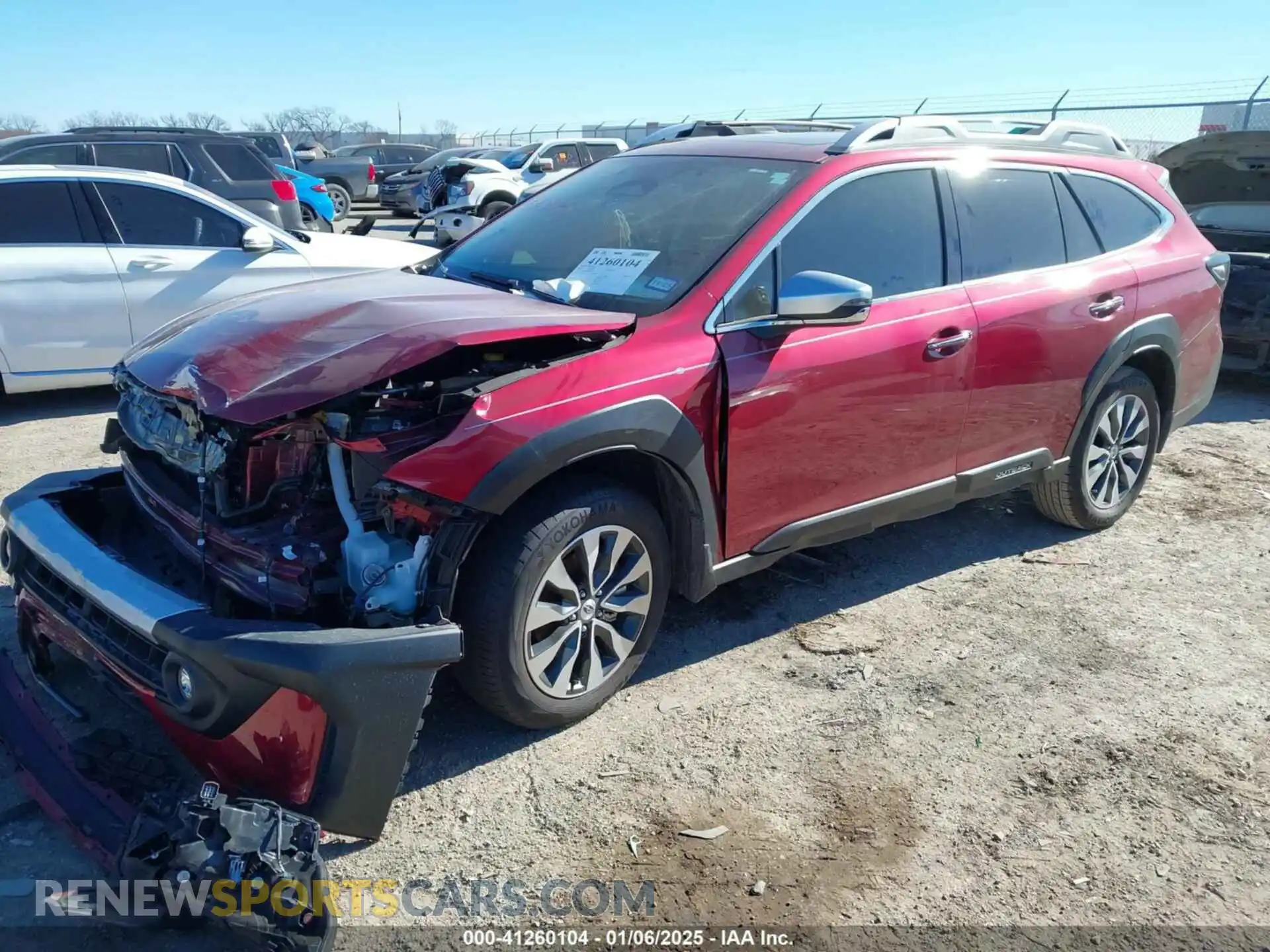 2 Photograph of a damaged car 4S4BTAPC5R3175938 SUBARU OUTBACK 2024