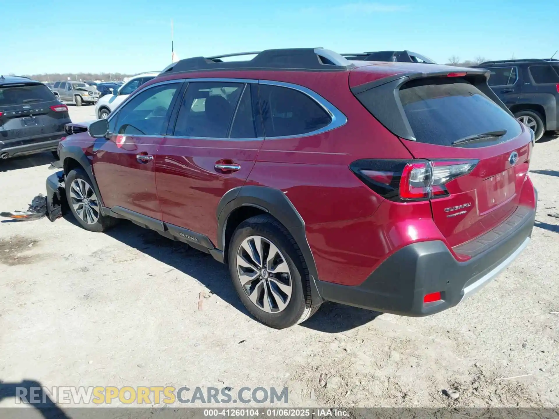 3 Photograph of a damaged car 4S4BTAPC5R3175938 SUBARU OUTBACK 2024