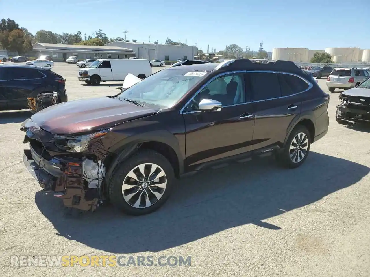 1 Photograph of a damaged car 4S4BTAPC6R3175236 SUBARU OUTBACK 2024