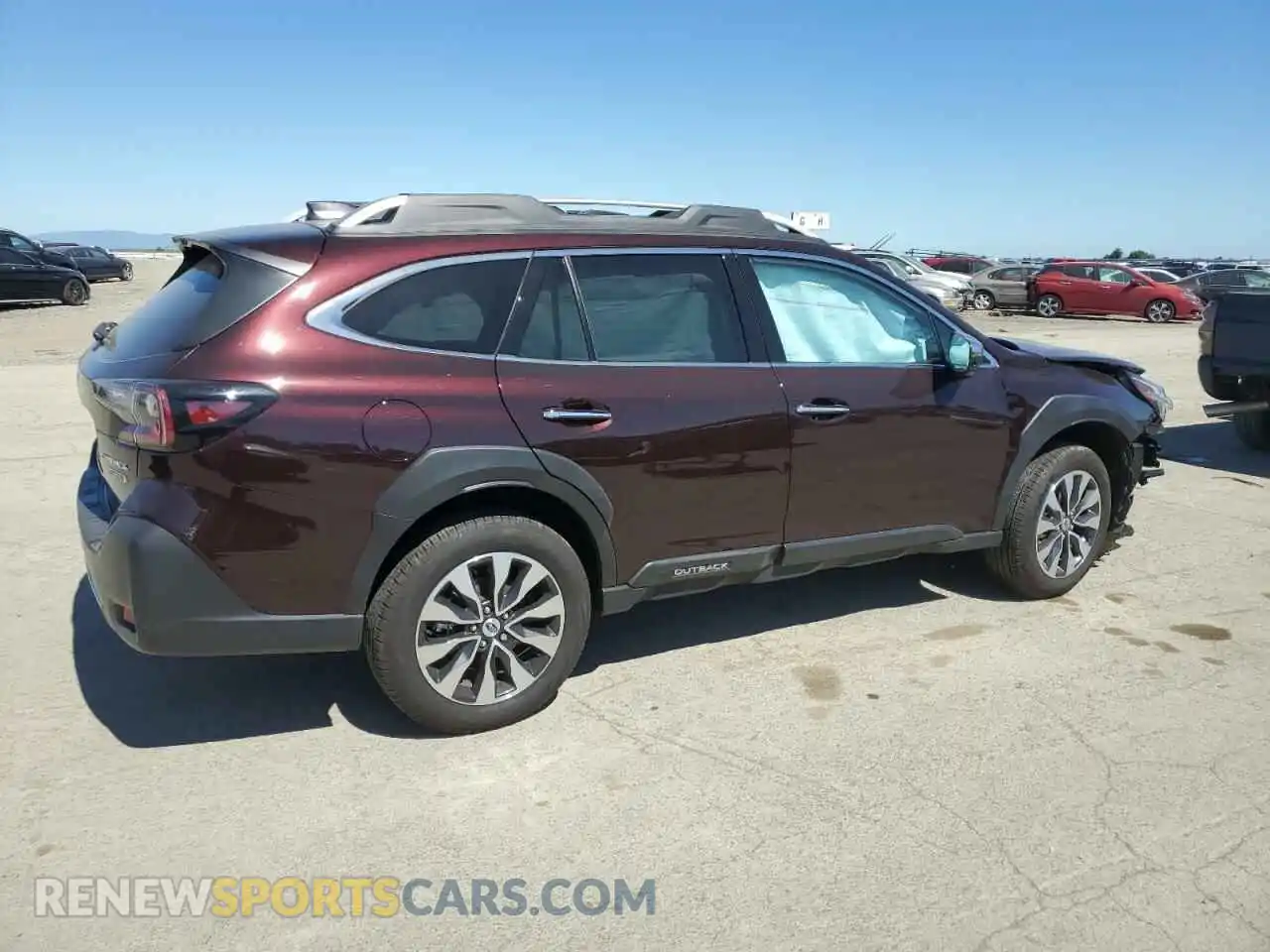 3 Photograph of a damaged car 4S4BTAPC6R3175236 SUBARU OUTBACK 2024