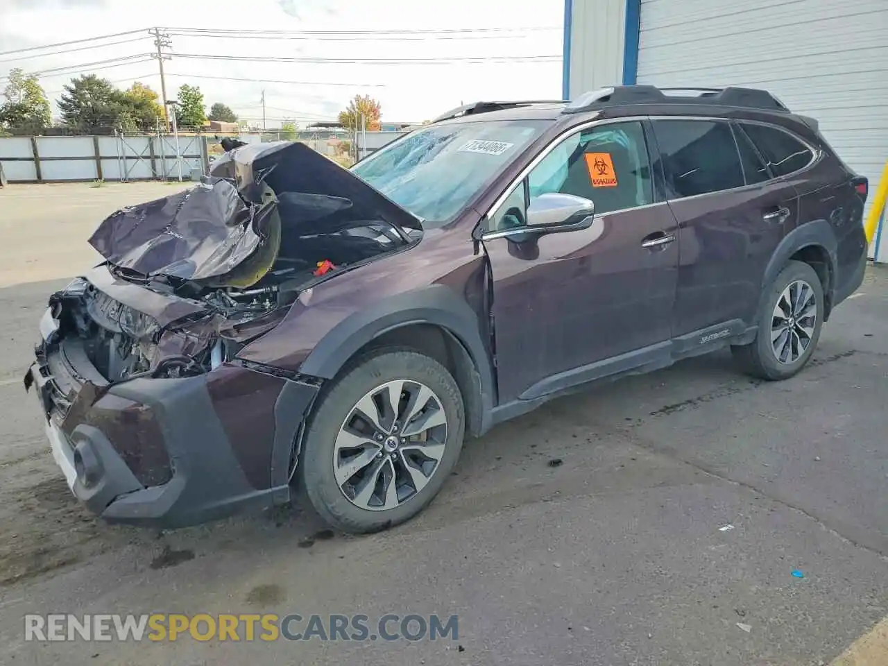 1 Photograph of a damaged car 4S4BTAPC7R3217090 SUBARU OUTBACK 2024