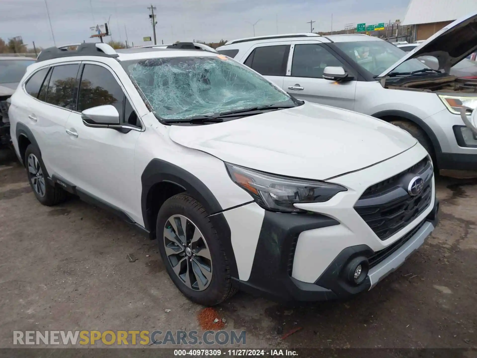 1 Photograph of a damaged car 4S4BTAPC7R3220863 SUBARU OUTBACK 2024