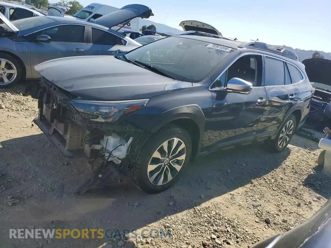 1 Photograph of a damaged car 4S4BTAPC8R3140472 SUBARU OUTBACK 2024